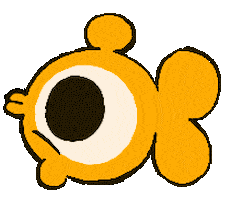 Fish Egg Sticker by YK Animation Studio