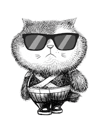 Cat Catwalk Sticker