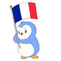 France Flag Sticker by Pudgy Penguins