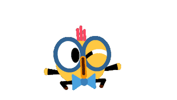 Scared Run Sticker by Lingokids