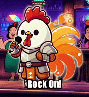 Rock On Karaoke GIF by Zorooster