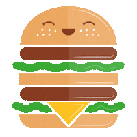 mcdonalds hamburger Sticker