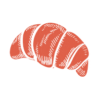 BenjaminAPadaria pao croissant benjamin padaria Sticker
