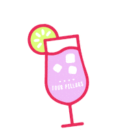 Mardi Gras Party Sticker by Four Pillars Gin