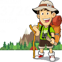 Gunung Sembalun Sticker by Kubus Digital
