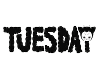 Black Cat Day Sticker