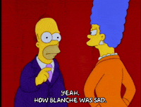homer simpson frown GIF