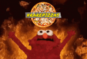 Pizza Elmo GIF by Rare Pizzas