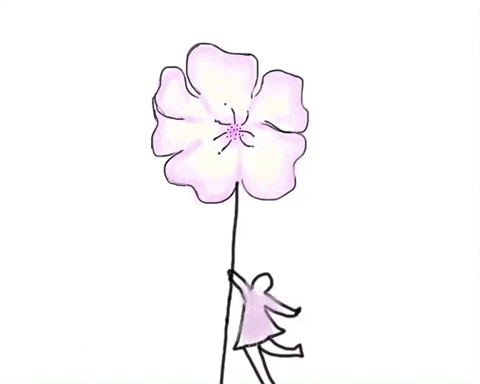 Happy Flower GIF by Barbara Pozzi
