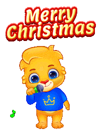 Merry Christmas Sticker by Lucas and Friends by RV AppStudios