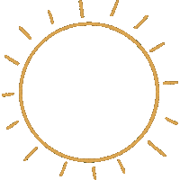 KatieCannonDesigns summer sun spring weather Sticker