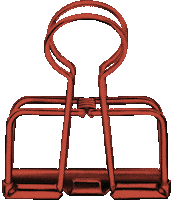 KatieCannonDesigns paper clip planner girl binder clip Sticker