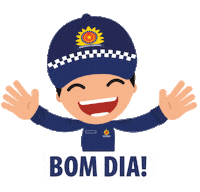 PM_DF brasil bom dia Df pm Sticker