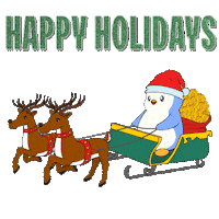 Merry Christmas Sticker by Pudgy Penguins