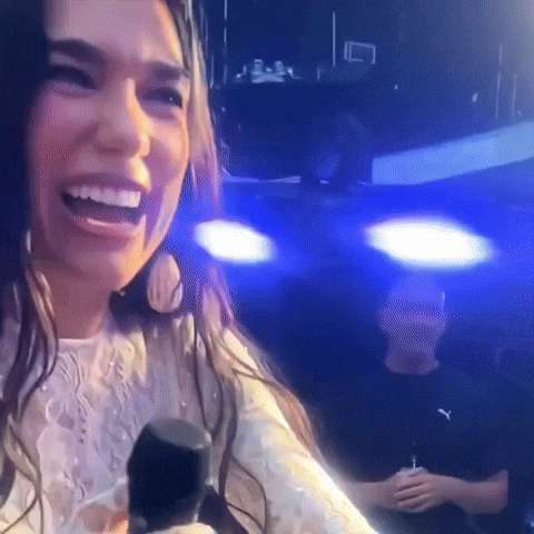 Happy Dua Lipa GIF