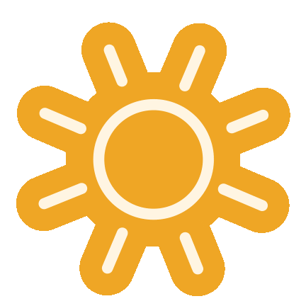 Out Of Office Sun Sticker by Las Vegas