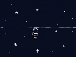 Night Sky Stars GIF by Barbara Pozzi