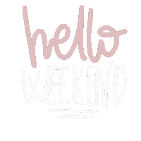 Weekend Hello Sticker by lovestyle