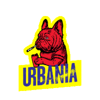Dog Vie Sticker by URBANIA