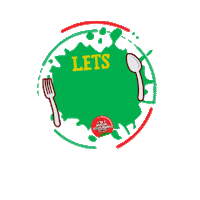 Lets Eat Sticker by Teh Pucuk Harum