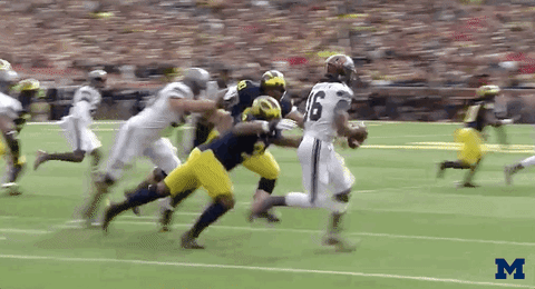 college football flyover GIF by Michigan Athletics