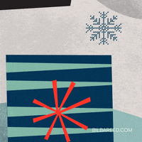 happy birthday christmas GIF by Bilbareed