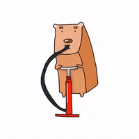 toastdog good fighting 加油 吐司狗先生 GIF