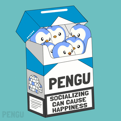 Penguin Socialize GIF by Pudgy Penguins