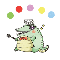 Baby-Alligator-Art happy like babyalligatorart Sticker