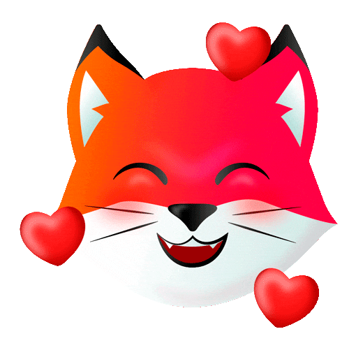 Fox Love Sticker by Mobdev_redes