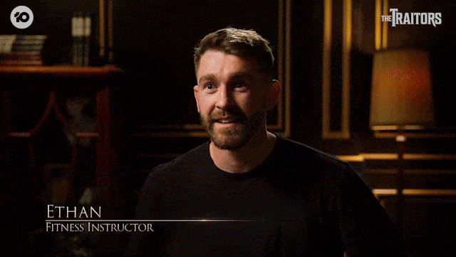 It Is What It Is Shrug GIF by The Traitors Australia