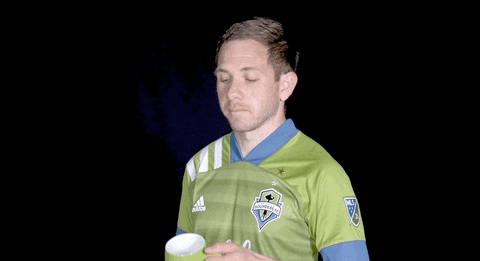 Harry Shipp Reaction GIF by Seattle Sounders