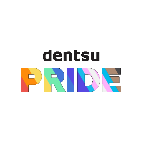 dentsupride giphygifmaker dentsu Sticker