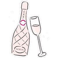 White Wine Drinking Sticker by Voga Italia