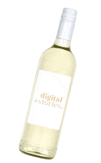 White Wine Sticker by Digitalstories
