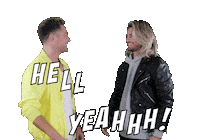 Happy Hell Yeah Sticker by SEBASTIAN