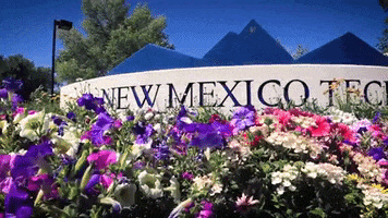 Flowers Campus GIF by New Mexico Tech