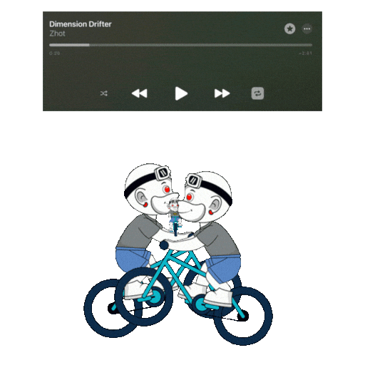 Apple Music Spotify Sticker by Zhot