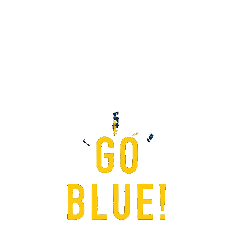 Go Blue University Of Michigan Sticker by Alumni Association of the University of Michigan