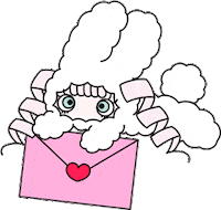 Heart Bunny Sticker by mineco