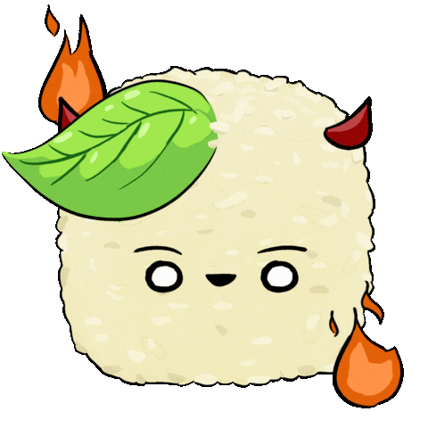 Angry Fire Sticker