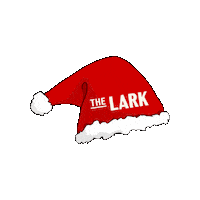 TheLarkLisburn santa hat lisburn lisburn square the lark Sticker