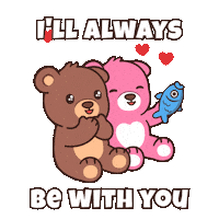 I Am Always With You Teddy Bear Sticker by BEARISH