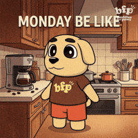 Bonk Exhaustion GIF by Buddies for Paws