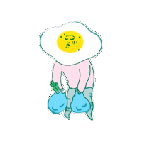 fuwatoroproko egg たまご proko ぷろこ Sticker