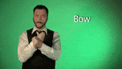 sign language bow GIF by Sign with Robert