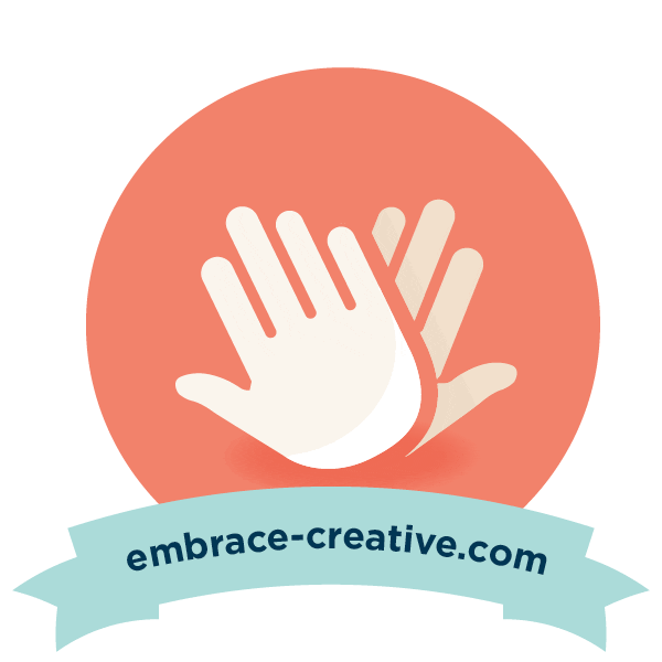 EmbraceCreative giphyupload high five embrace creative Sticker