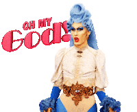 Rupauls Drag Race Omg Sticker by Videoland