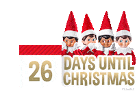 Christmas Eve Countdown Sticker by The Elf on the Shelf