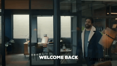 Welcome Back GIF by Blue Ice Pictures